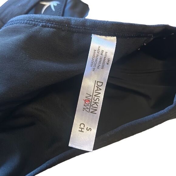 Danskin Now Black Sports Bra Medium Impact Workout Activewear - Picture 3 of 5